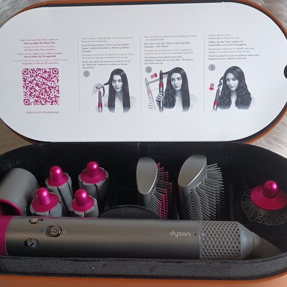 dyson airwrap complete pink  Hair curling stick, fully functional, new set